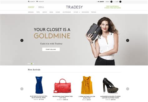 tradesy website.